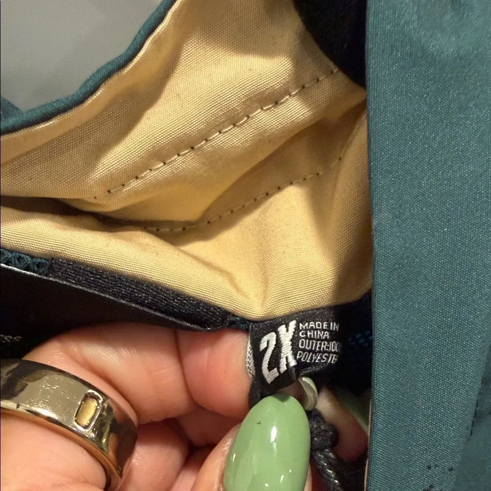 Paper planes Teal and Beige Jacket with Black Details‎